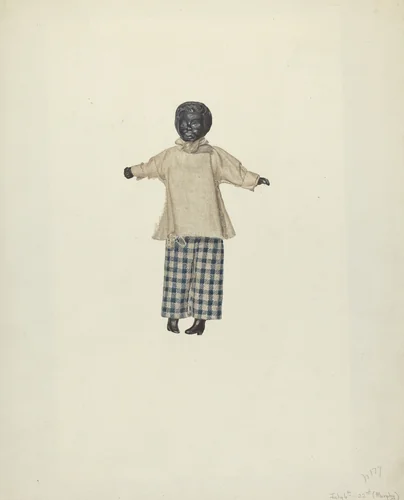 China Headed Negro Doll by Henry Murphy, index of american design, 1935-1942