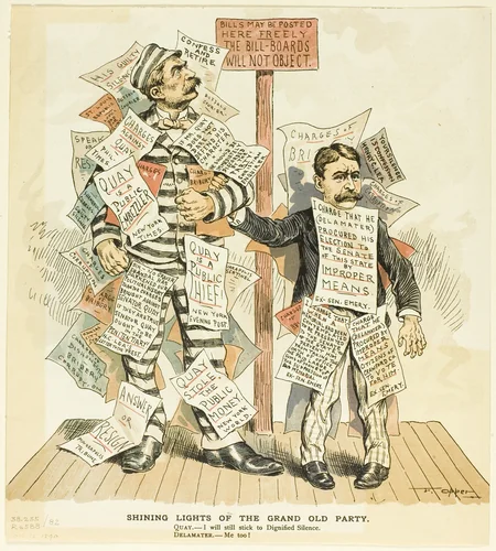 Shining Lights of the Grand Old Party by Frederick Opper, print, 1890