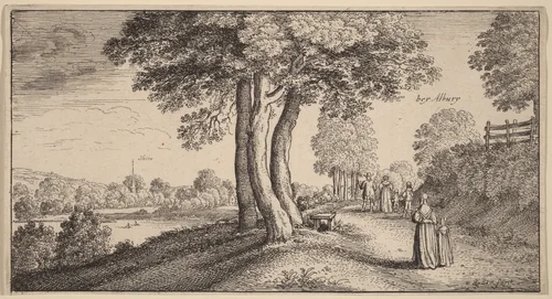 Albury by Wenceslaus Hollar, print, 1645