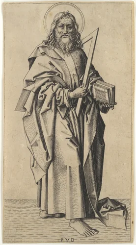 Saint Thomas by Master FVB, print, 1485-1505