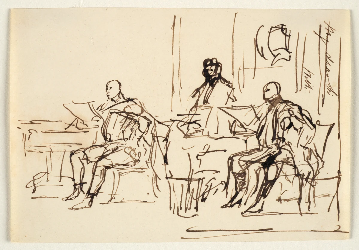 Studies for "Frederick, Duke of York and Albany" by Sir David Wilkie, drawing, 1822