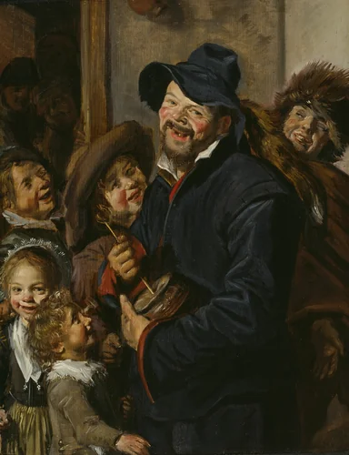 The Rommel-Pot Player by Frans Hals, painting, 1625-1635