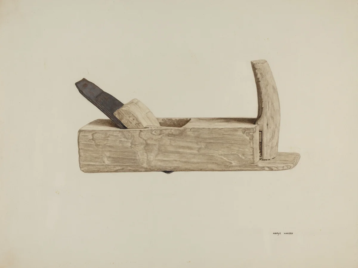 Plane by Mary Hansen, index of american design, 1939