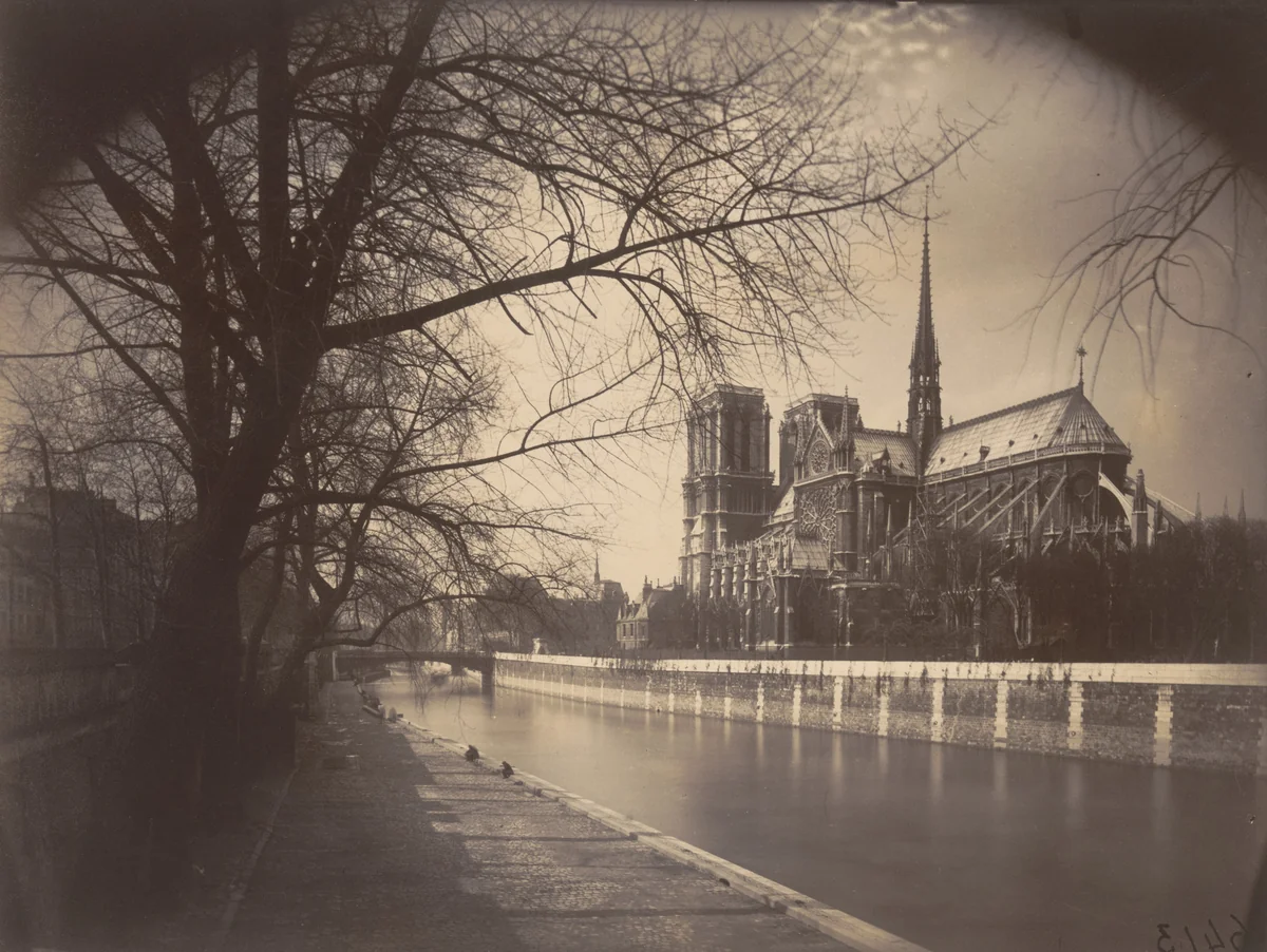 Notre-Dame by Eugène Atget, photograph, 1923