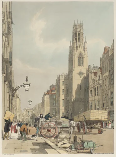 London As It Is: St. Dunstan's, Fleet Street by Thomas Shotter Boys, book, 1842