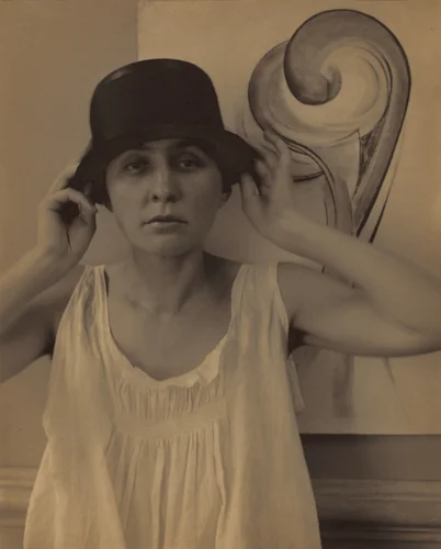 Georgia O'Keeffe by Alfred Stieglitz, photograph, 1918