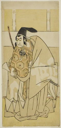 The Actor Nakamura Nakazo I as Ko no Moronao in the Play Kanadehon Chushingura, Performed at the Morita Theater in the Eighth Month, 1779 by Katsukawa Shunsho (勝川 春章), print, 1774-1784