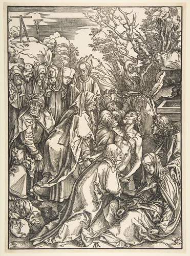 The Entombment by Albrecht Dürer, print, 1485-1528