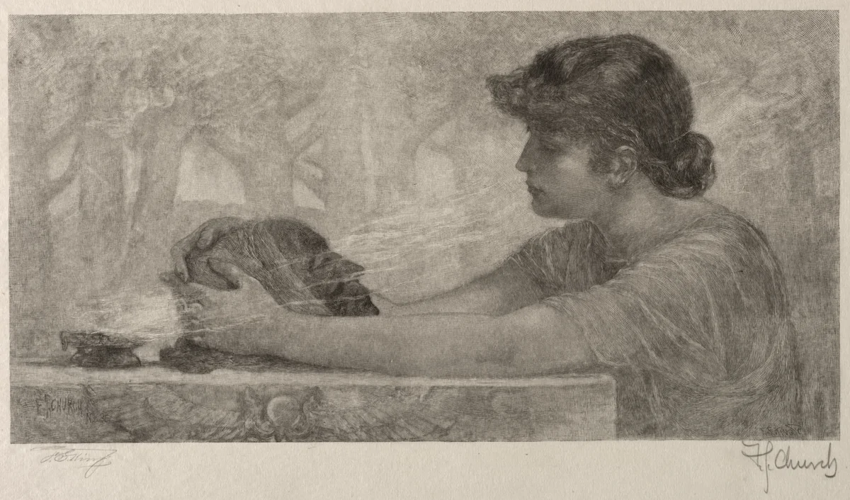 The Sibyl by Francis Scott King, print, 1877-1887