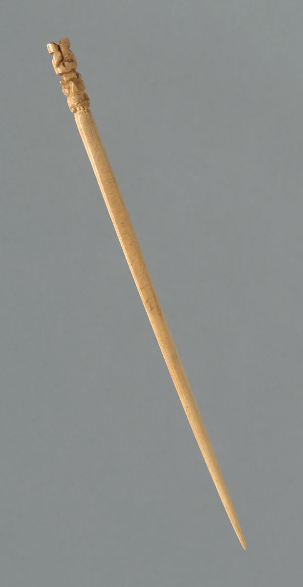 Bone Pick by Peru, Probably central coast, textile, 1000-1476