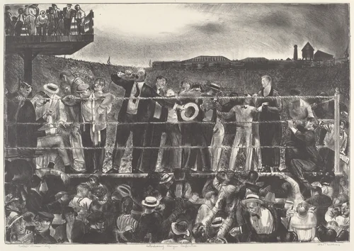 Introducing Georges Carpentier by George Bellows, print, 1921