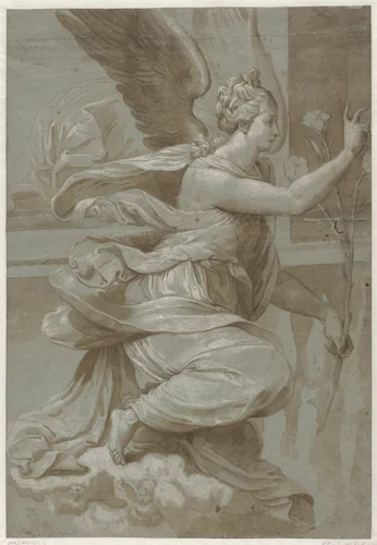 Verkondiging aan Maria by Unknown, drawing, 1540-1700