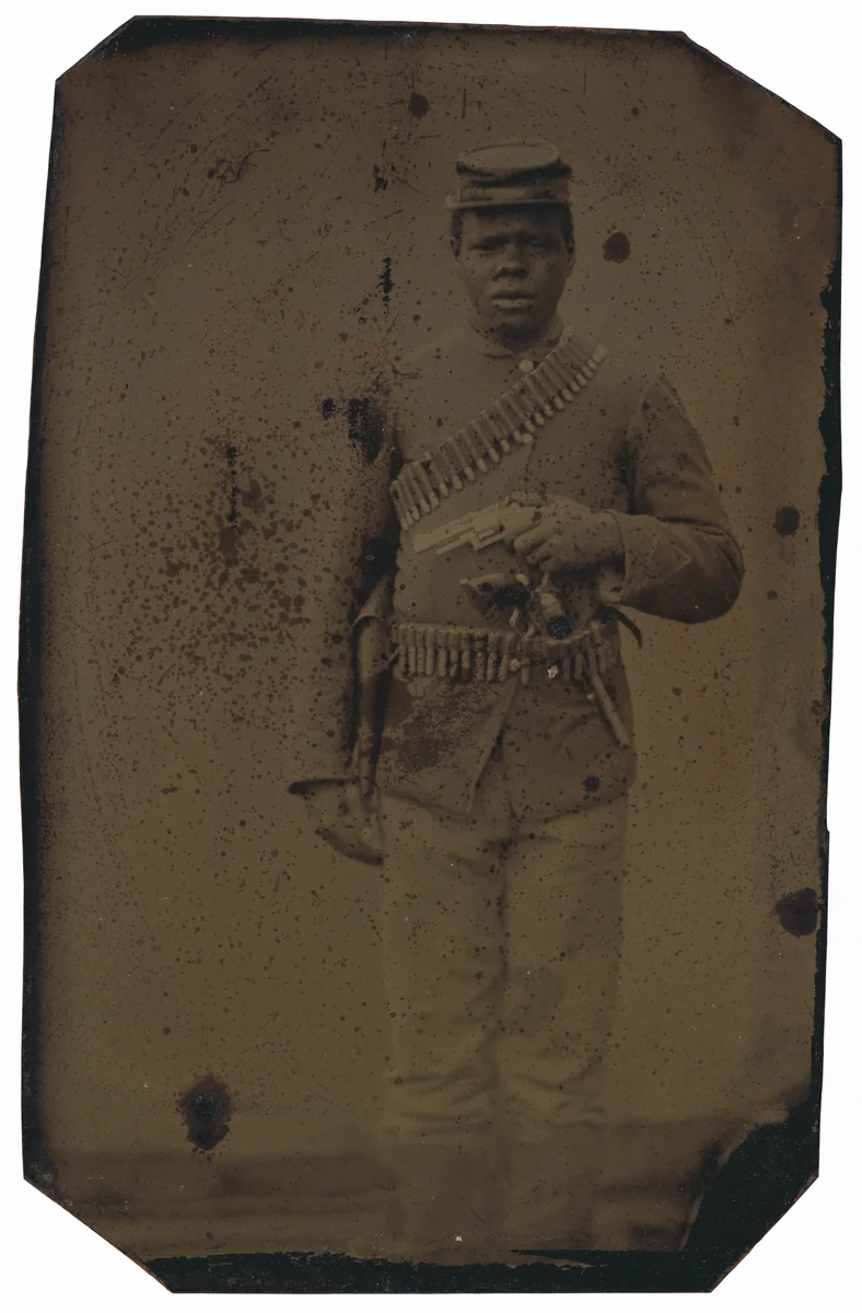 Portrait of a Soldier by American 19th Century, photograph, 1875-1885