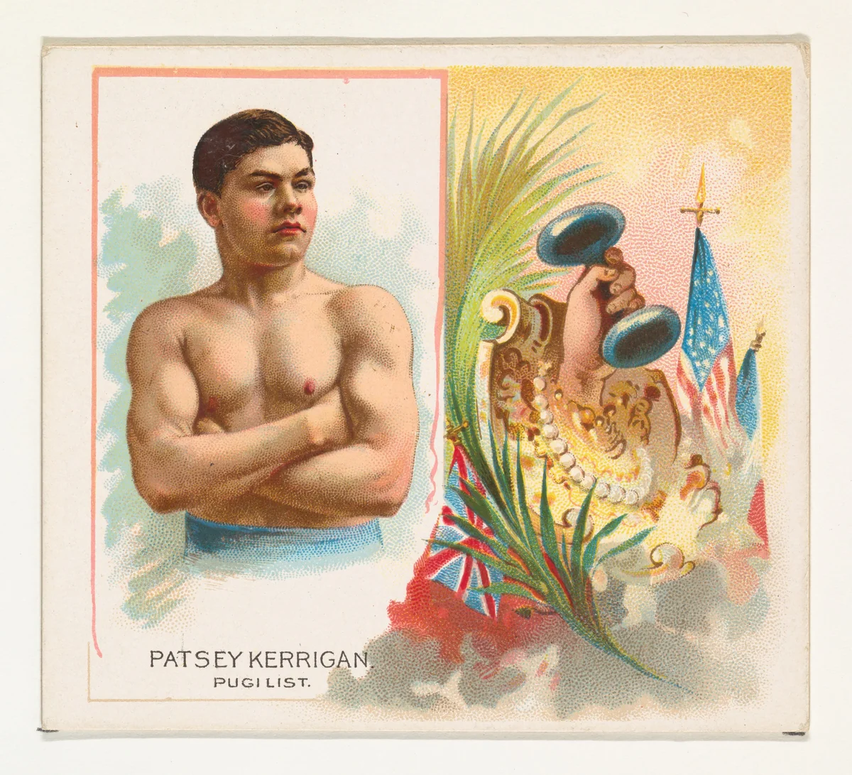 Patsey Kerrigan, Pugilist, from World's Champions, Second Series (N43) for Allen & Ginter Cigarettes by Allen & Ginter, print, 1888