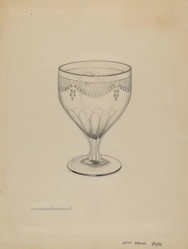 Glass by John Dana, index of american design, 1936