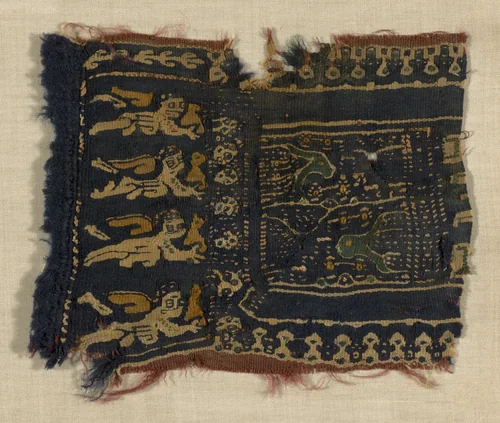 Fragment by Coptic Egypt, textile, 201-600