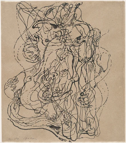 Automatic Drawing by André Masson, drawing, 1924