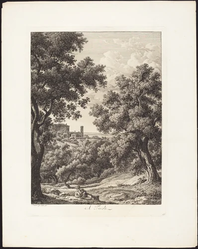 A Tivoli by Johann Christian Reinhart, portfolio, 1761-1847