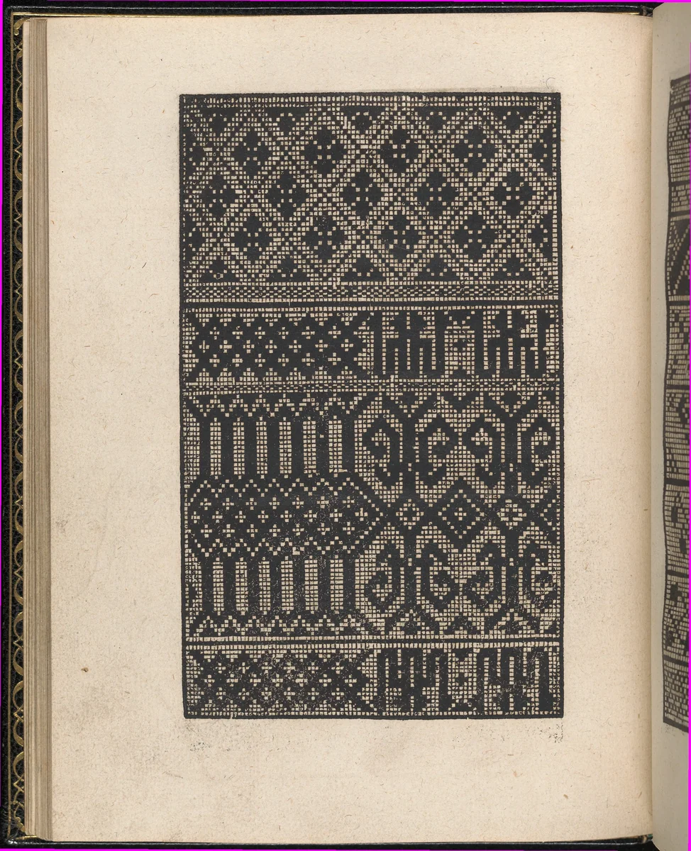 Page from Ein new kunstlich Modelbuch...(Page 25v) by Peter Quentel, book, 1544