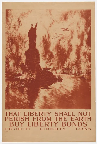 That Liberty Shall Not Perish From the Earth - Buy Liberty Bonds by Joseph Pennell, design, 1918