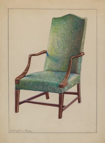 Side chair by George Loughridge, index of american design, 1935-1942