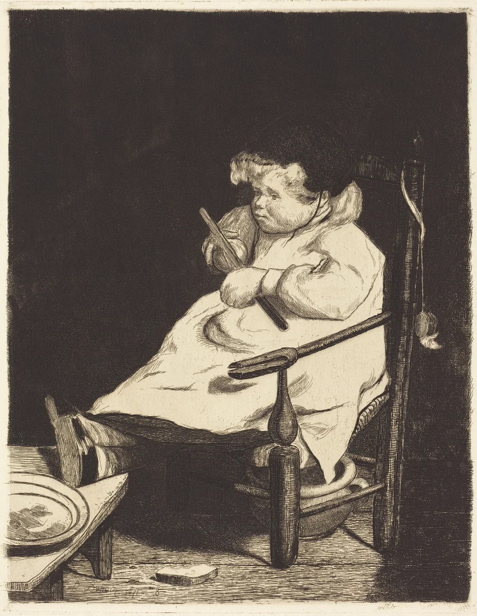 Le Dessert by François Bonvin, portfolio, 1862