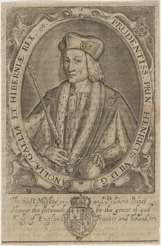 Henry VII of England by Renold Elstrack, print, 1638