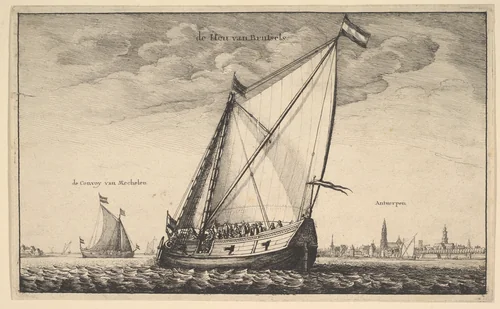 The Brussels Packet by Wenceslaus Hollar, print, 1625-1677