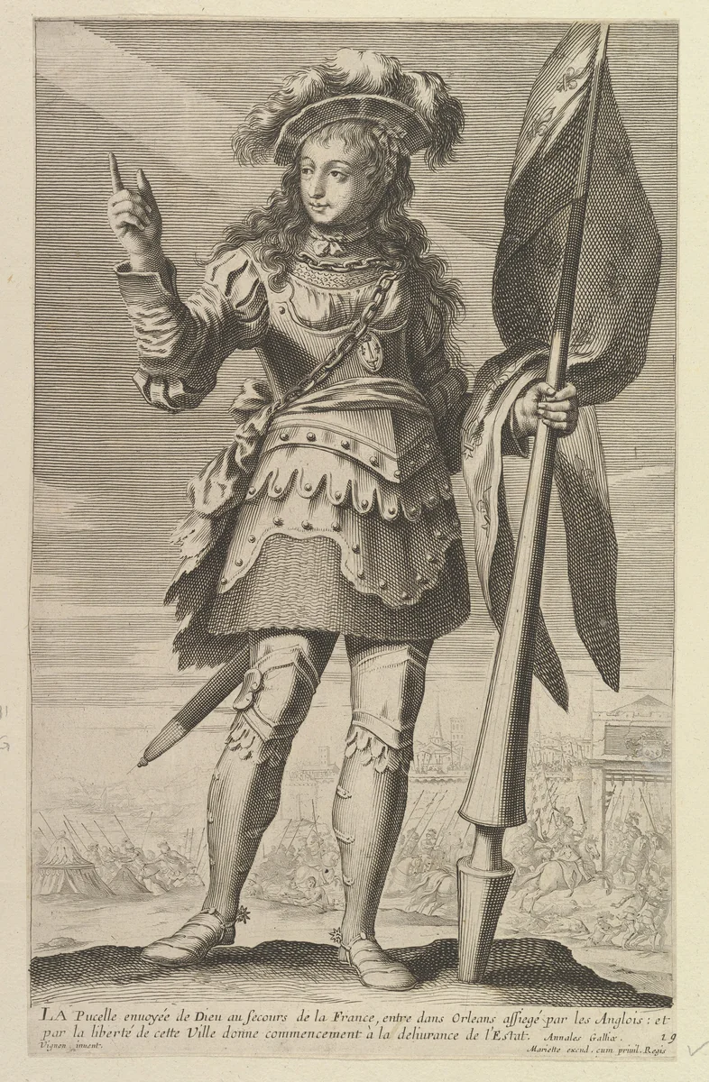 La Pucelle d'Orléans by Gilles Rousselet, print, 1647