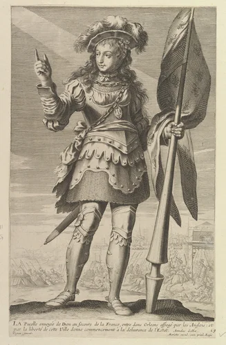 La Pucelle d'Orléans by Gilles Rousselet, print, 1647
