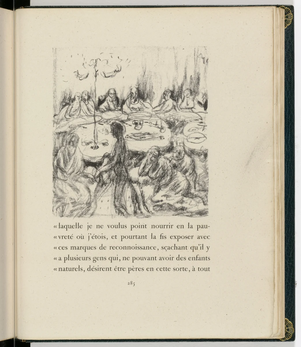In-text plate (page 285) from Daphnis et Chloé by Pierre Bonnard, illustrated book, 1902