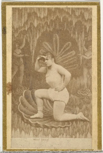 From the Actresses and Celebrities series (N60, Type 2) promoting Little Beauties Cigarettes for Allen & Ginter brand tobacco products by Allen & Ginter, photograph, 1887