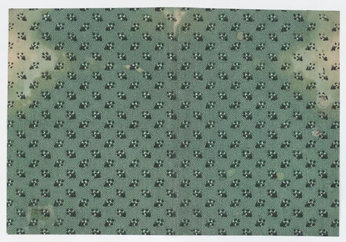 Book cover with overall dot design with bouquets by anonymous, print, 1800-1900