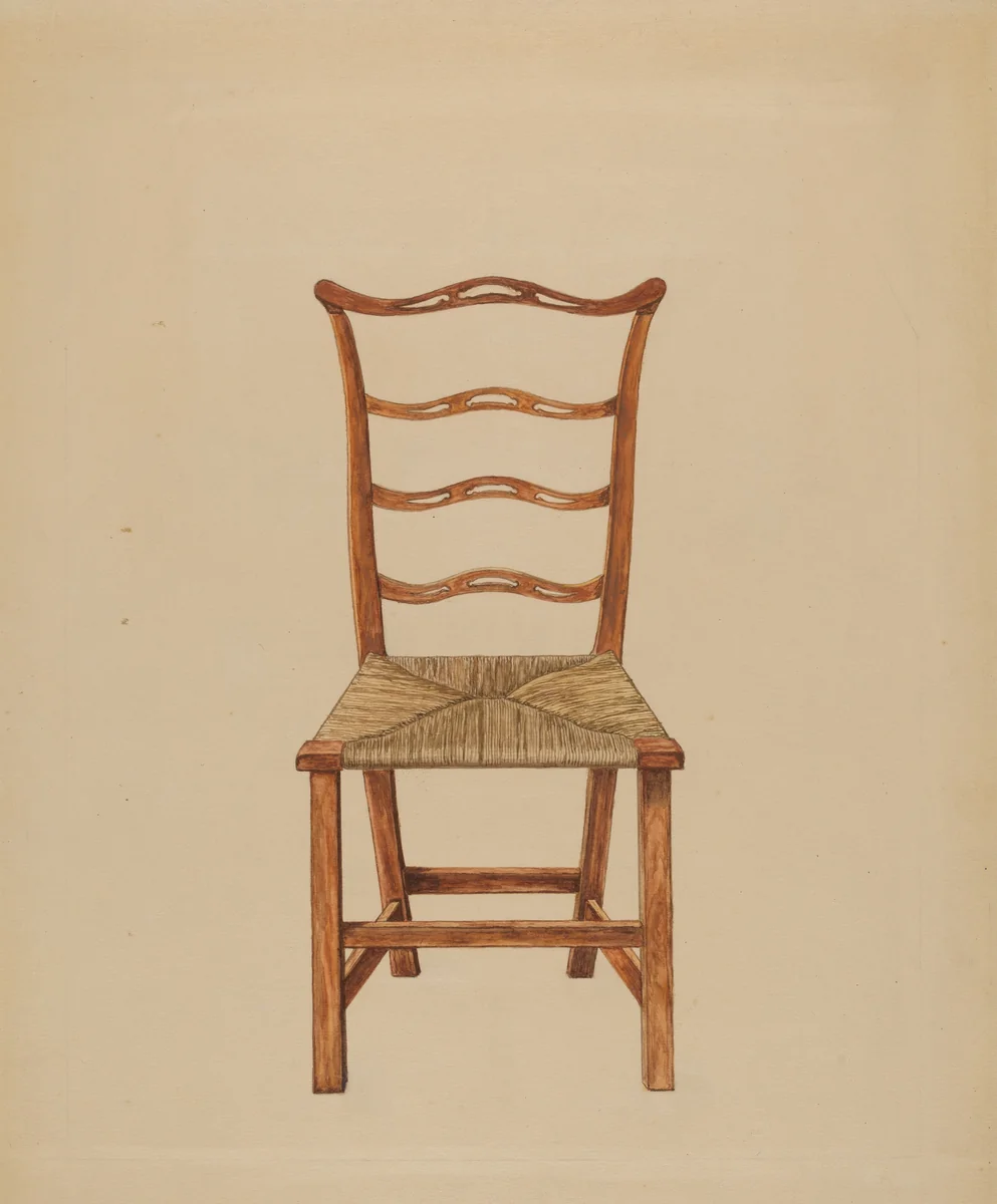 Side Chair by Hans Westendorff, index of american design, 1935-1942