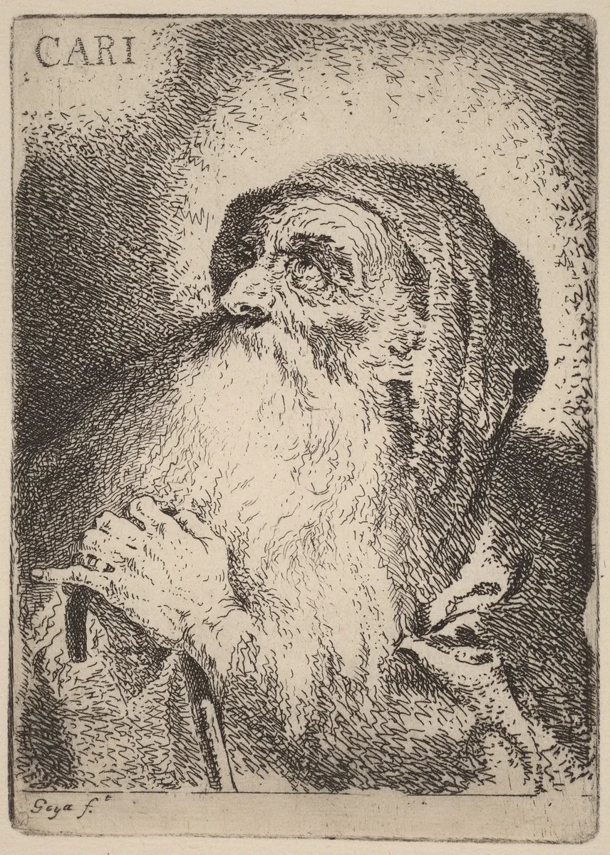 Caritas (Charity) by Francisco Goya, print, 1775-1785