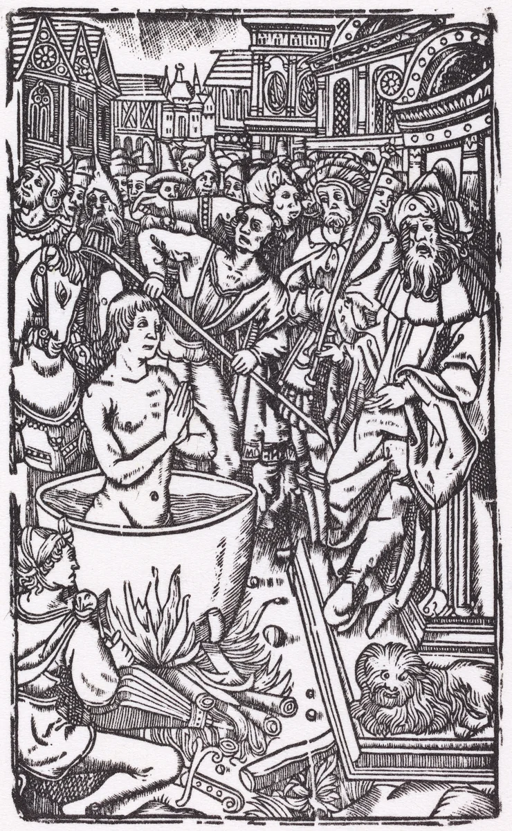 The Martyrdom of a Saint by French 16th Century, print, 1500-1599