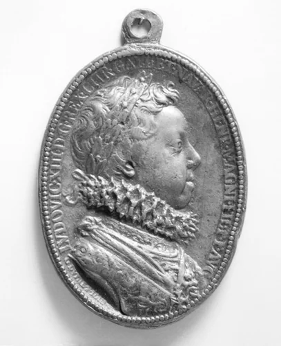 Louis XIII, King of France (b. 1601, r. 1610–43) by Guillaume Dupré, metalwork, 1610