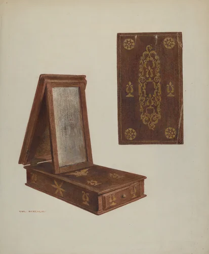 Pa. German Toilet Box by Carl Strehlau, index of american design, 1939