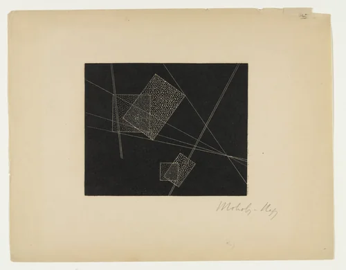 Composition by László Moholy-Nagy, print, 1923