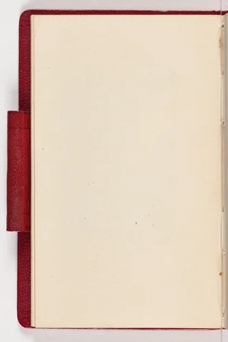 Page 84 (Blank Page) by Gustav Klimt, sketchbook, 1898