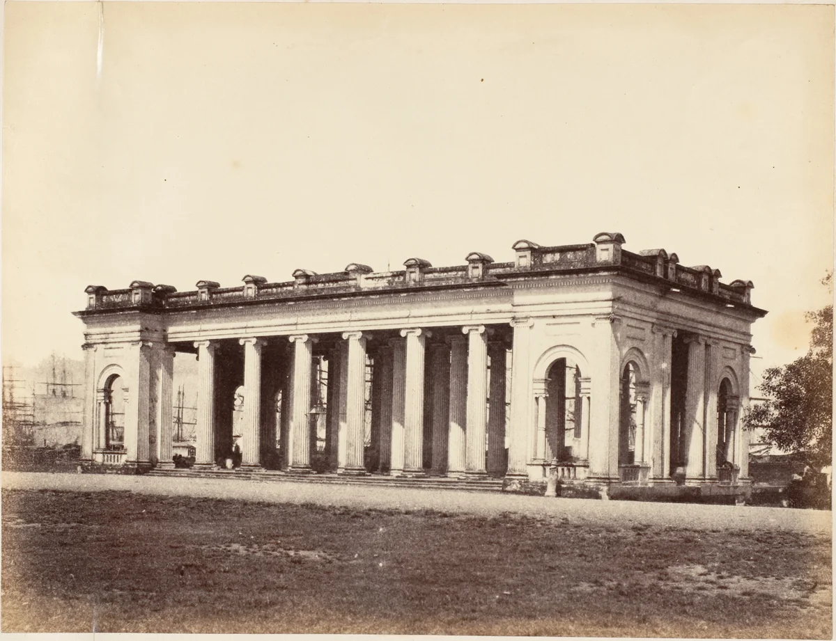 Prinsep's Ghat, Calcutta by R. B. Hill, photograph, 1850-1859