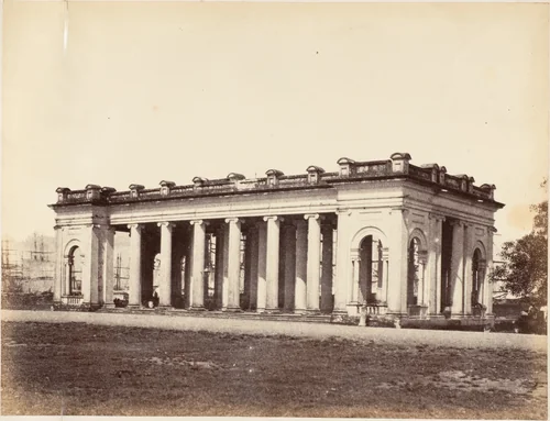 Prinsep's Ghat, Calcutta by R. B. Hill, photograph, 1850-1859