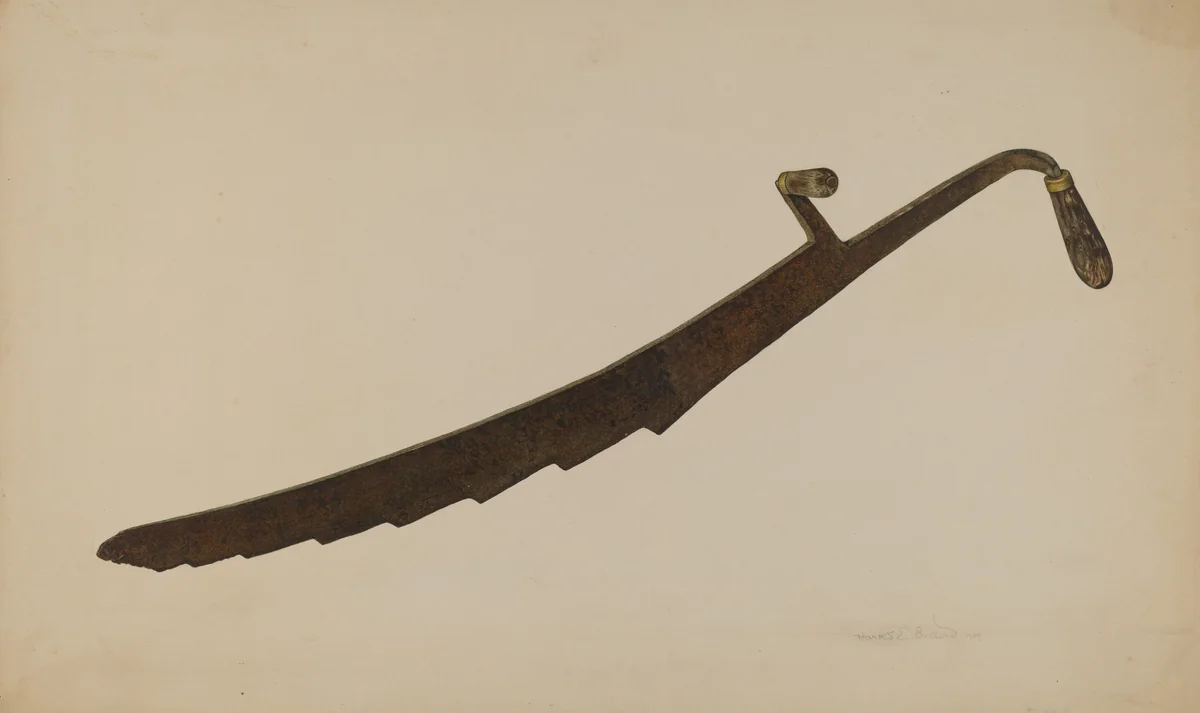 Knife by Harold Ballerd, index of american design, 1939