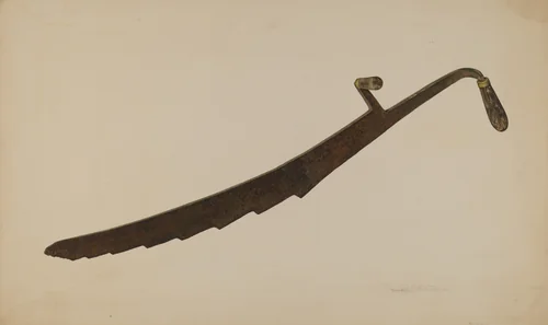 Knife by Harold Ballerd, index of american design, 1939