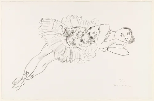 Untitled from Ten Dancers (Dix Danseuses) by Henri Matisse, print, 1927