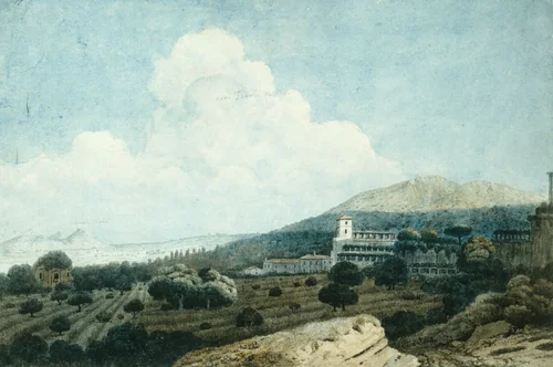 Near Tivoli by Thomas Jones, painting, 1777