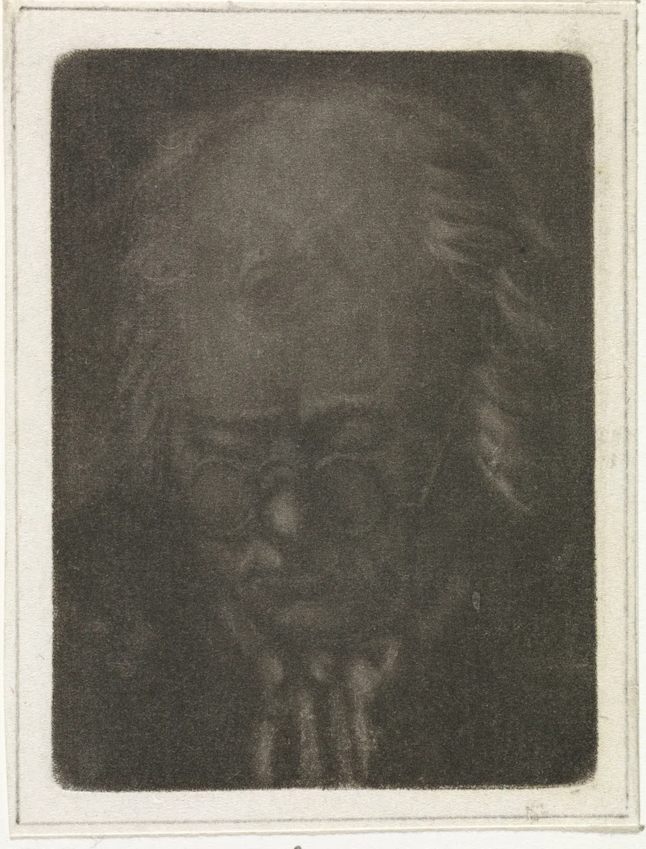 Hoofd van een oude man met bril by Anthonie van den Bos, print, 1778-1838