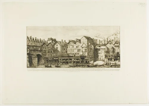 View of Part of the City of Paris toward the Close of the XVII Century by Charles Meryon, print, 1861