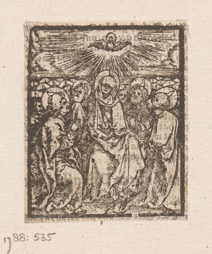 Pinksteren by anonymous, print, 1536