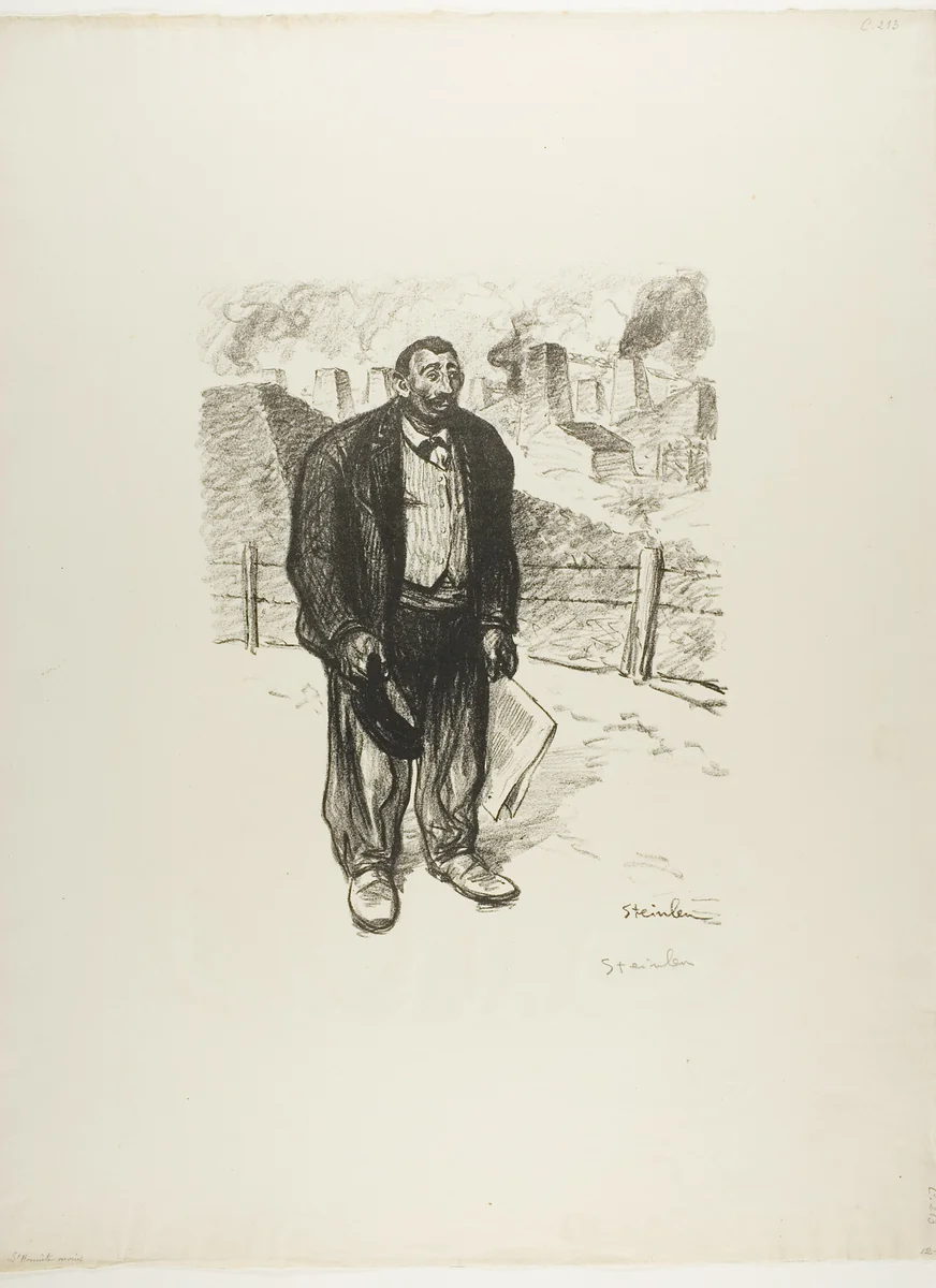 Honest Worker by Théophile Alexandre Steinlen, print, 1899